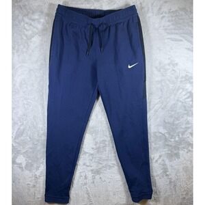 Nike Dri-FIT Pants Womens Large Blue Basketball Joggers Zip Pocket CQ0337-419